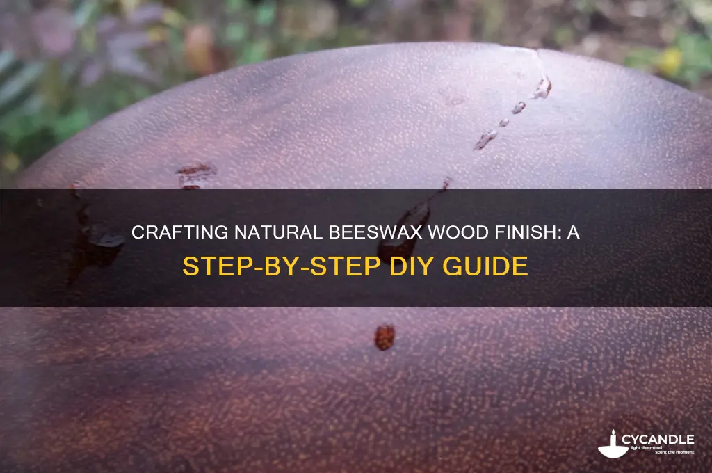 how to make a beeswax wood finish