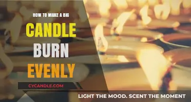 Mastering Even Burns: Tips for Perfectly Melting Large Candles