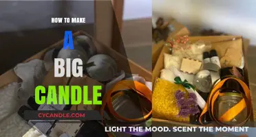 Mastering the Art of Crafting Large, Luxurious Candles at Home