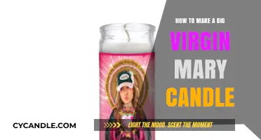 Crafting a Large Virgin Mary Candle: Step-by-Step DIY Guide