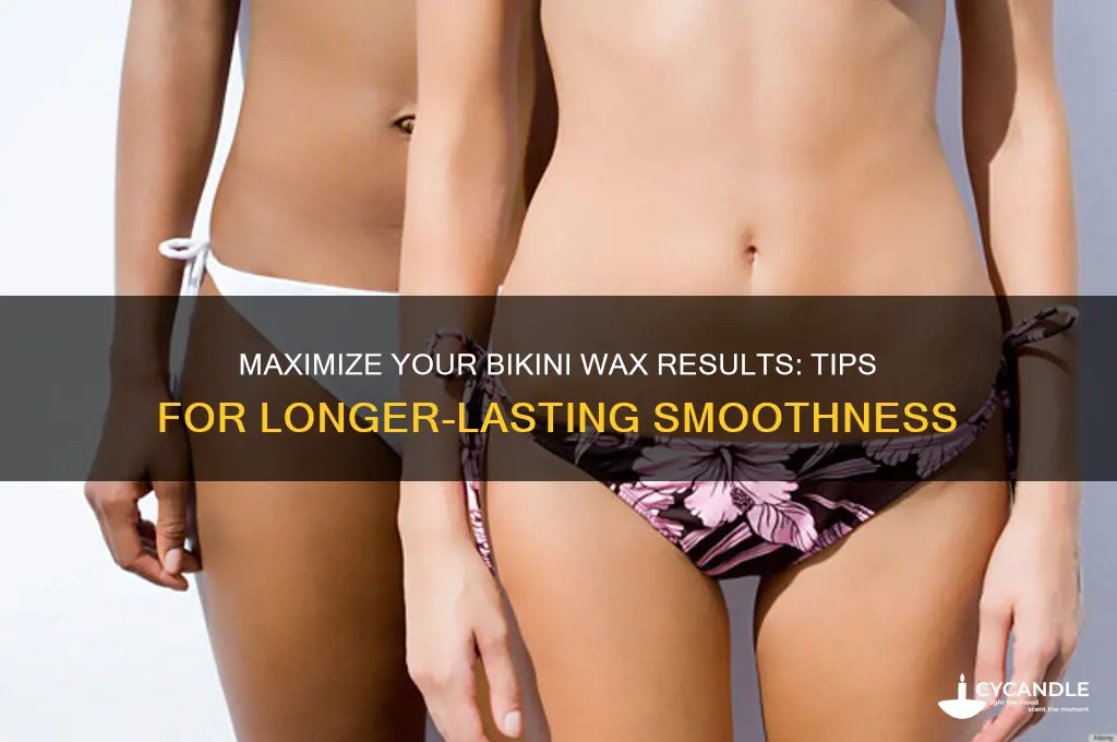 how to make a bikini wax last longer