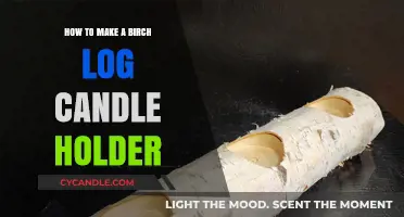 Crafting Rustic Birch Log Candle Holders: A DIY Guide
