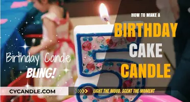 DIY Birthday Cake Candle: Easy Steps to Craft Your Own