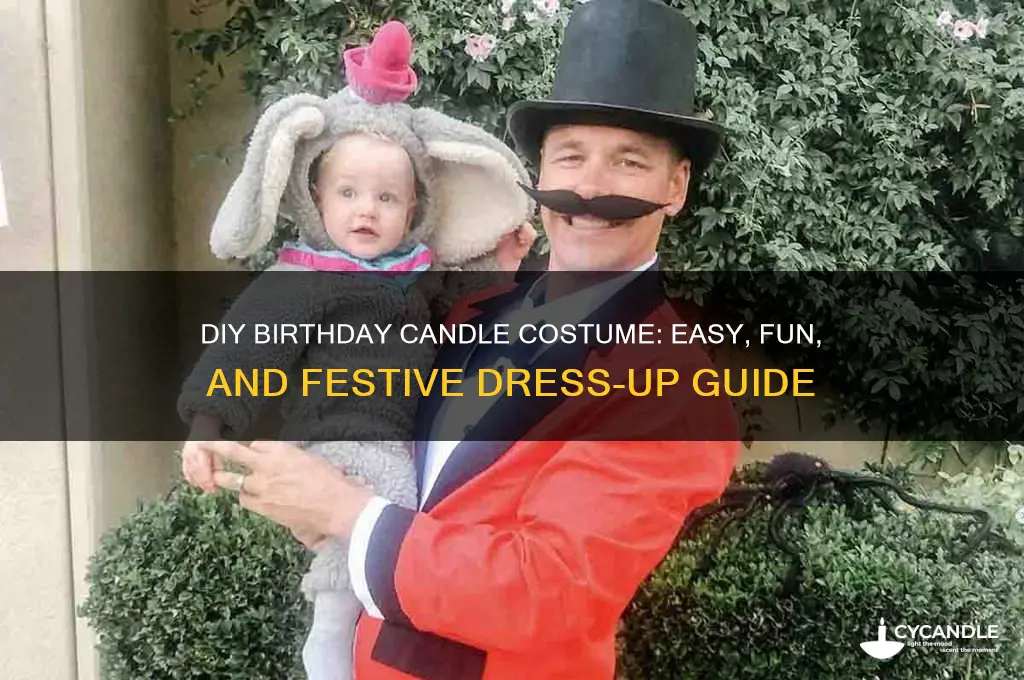 how to make a birthday candle costume