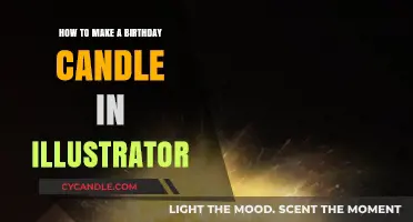Crafting a Birthday Candle in Adobe Illustrator: A Step-by-Step Guide