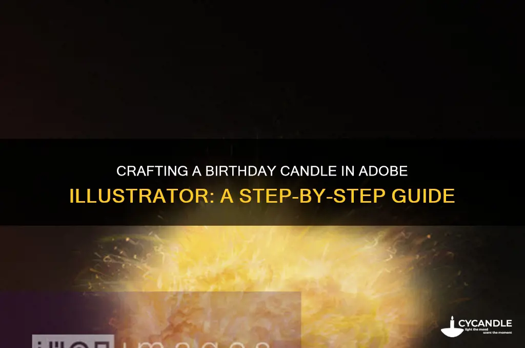 how to make a birthday candle in illustrator