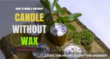 Creative DIY Birthday Candle Ideas Without Using Wax