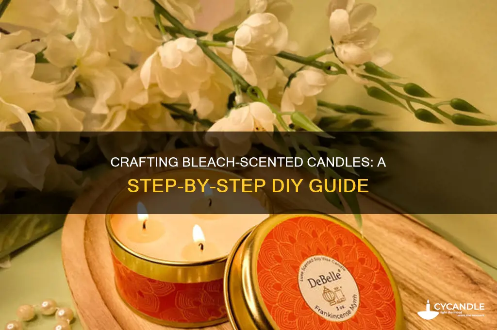 how to make a bleach scented candle