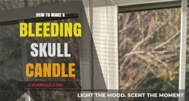 Crafting a Creepy Bleeding Skull Candle: DIY Tutorial
