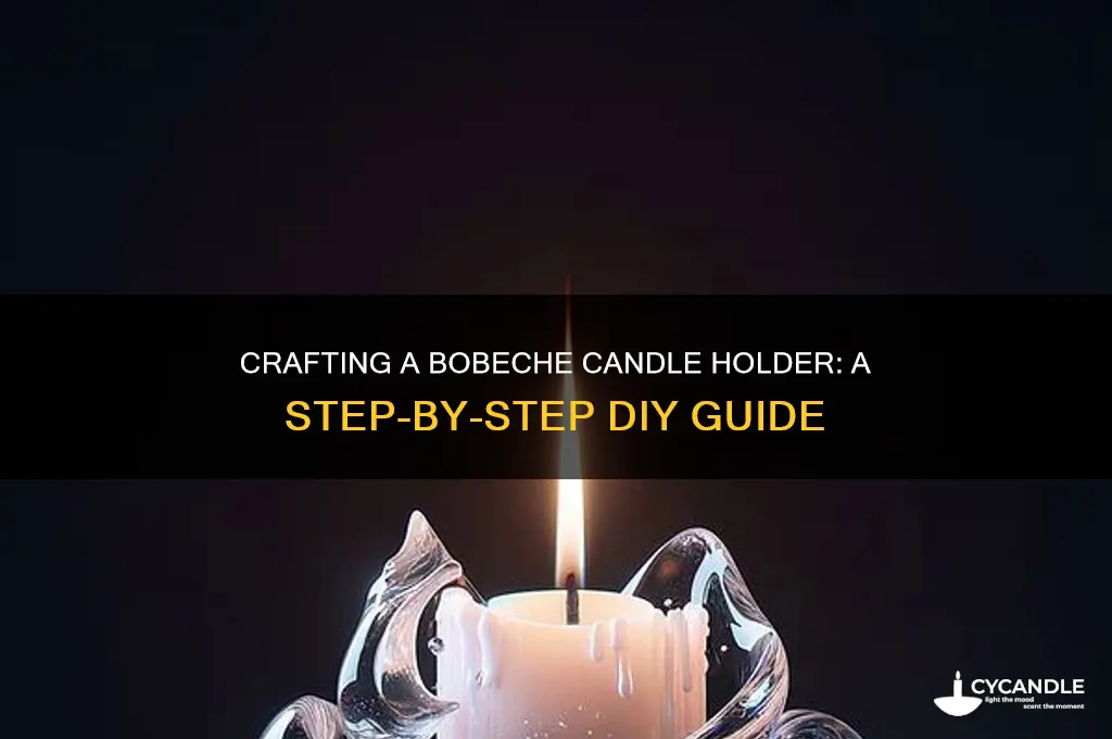 how to make a bobeche candle holder