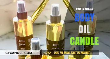 Crafting Aromatic Body Oil Candles: A Step-by-Step DIY Guide