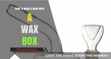 DIY Bong Crafting: Transforming a Wax Box into a Smoking Device