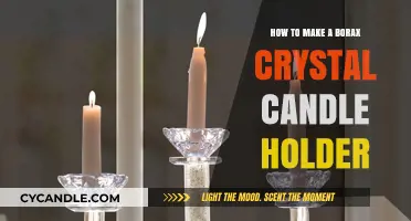 Crafting Sparkling Borax Crystal Candle Holders: A DIY Guide