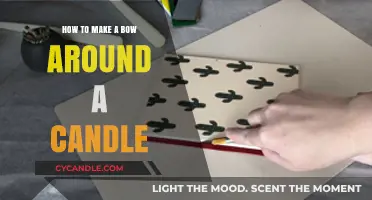 Elegant DIY Candle Bow Tutorial: Simple Steps for Stunning Decor