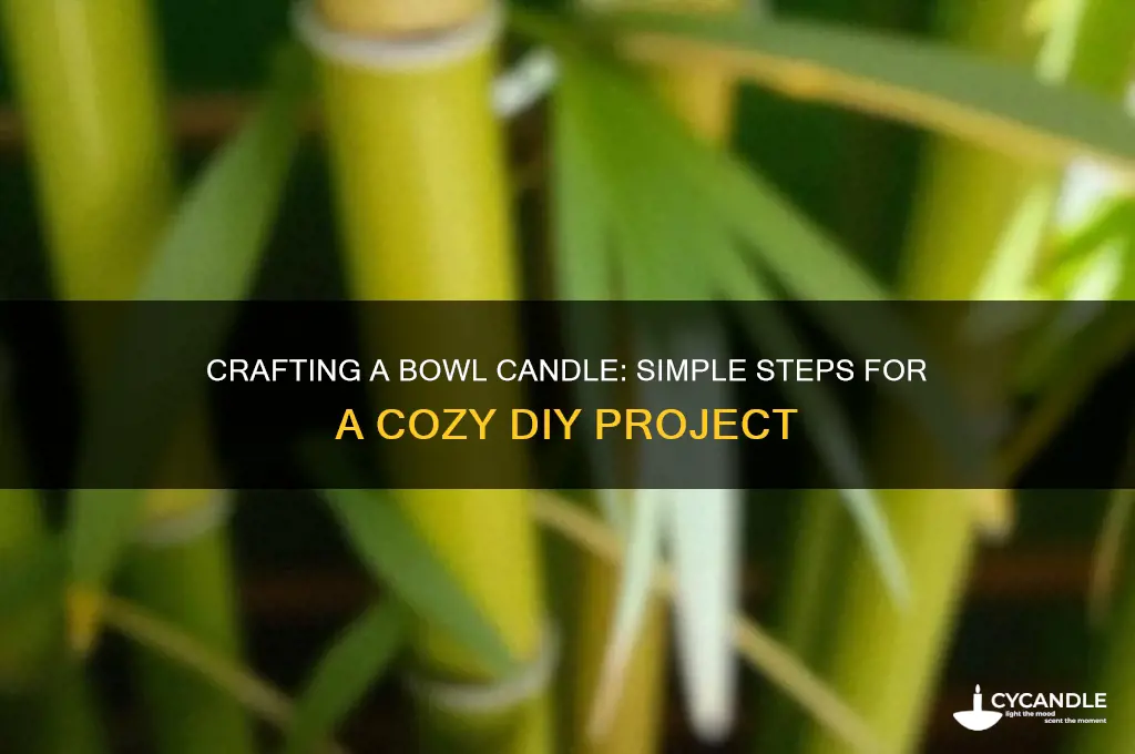 how to make a bowl candle