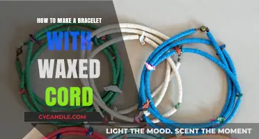 Crafting a Stylish Waxed Cord Bracelet: Easy DIY Guide