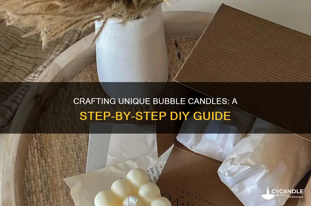 how to make a bubble candle