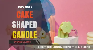 Crafting a Cake-Shaped Candle: Easy DIY Tutorial for Beginners