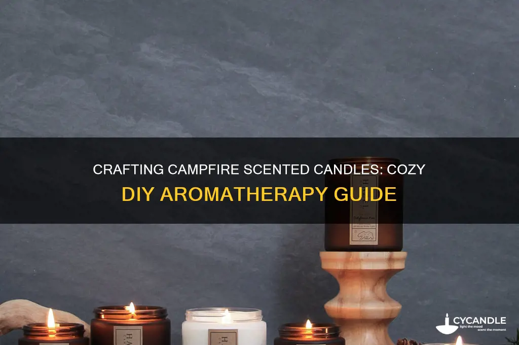 how to make a campfire scented candle
