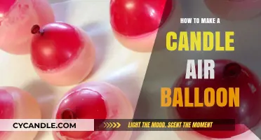 Creative DIY: Crafting a Unique Candle Air Balloon at Home