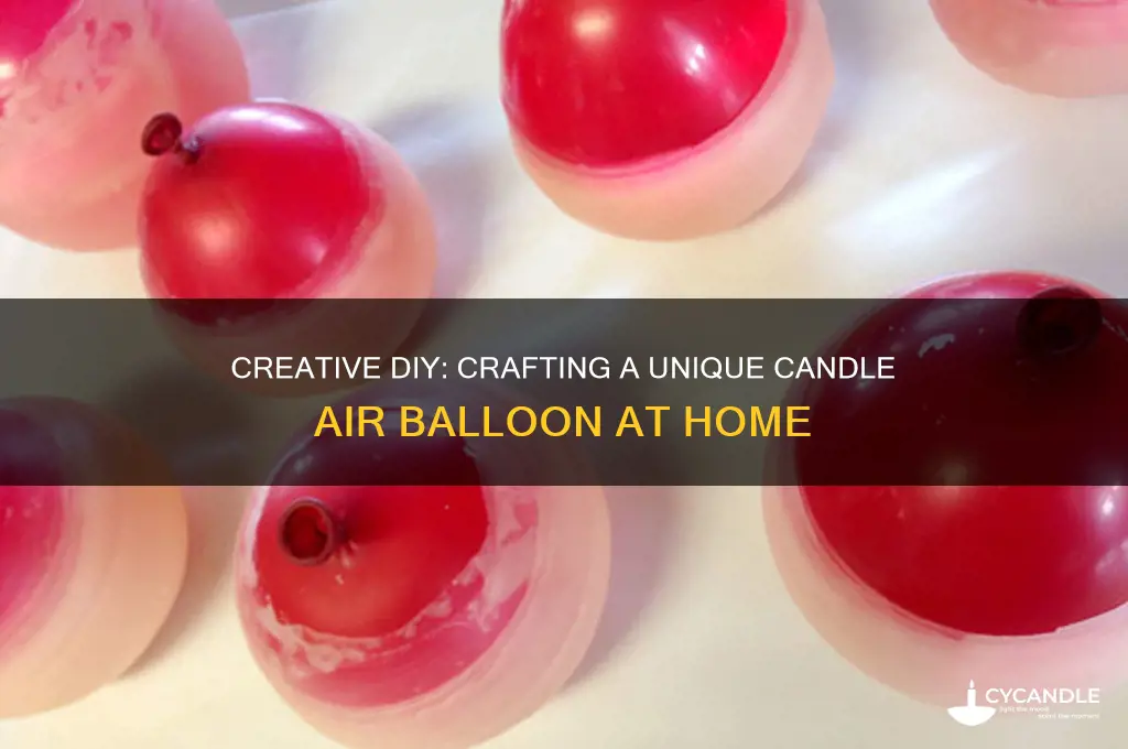how to make a candle air balloon