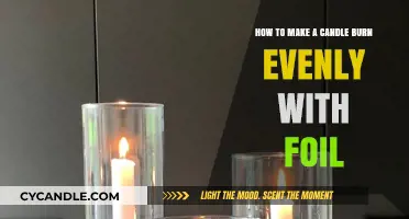Evenly Lit: Foil Tricks for a Perfectly Burning Candle