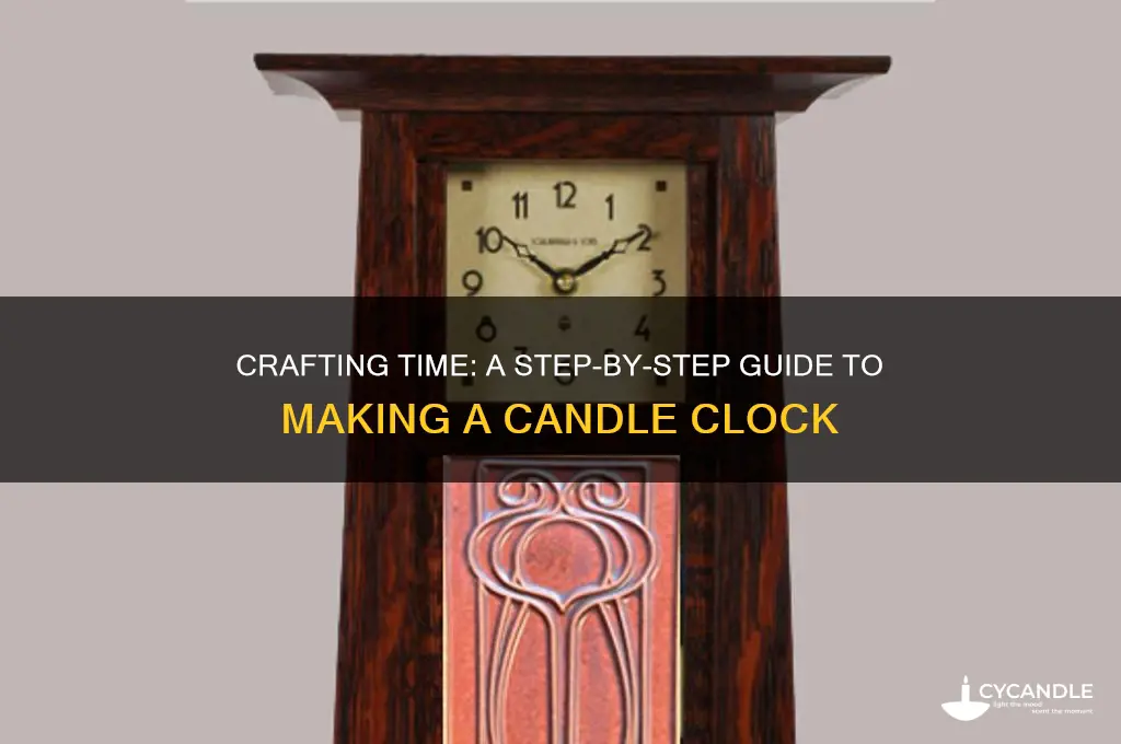 how to make a candle clock