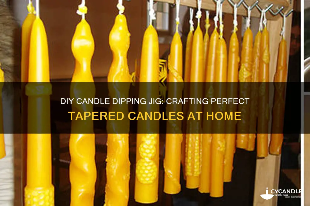 how to make a candle dipping jig