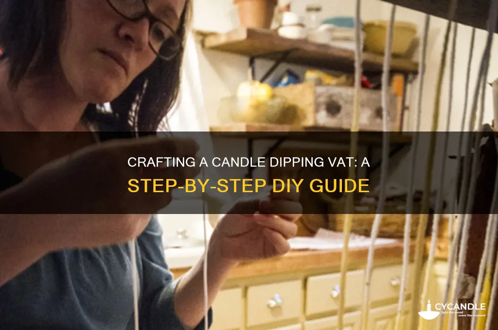 how to make a candle dipping vat