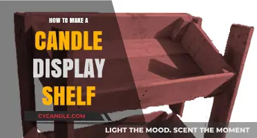 Crafting a Stylish Candle Display Shelf: Easy DIY Guide