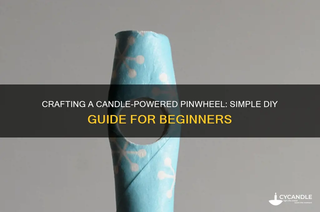 how to make a candle driven pinwheel