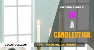 Perfect Fit: Simple Tips for Making Candles Fit Candlesticks