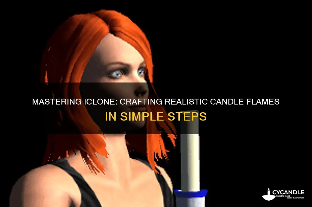 how to make a candle flame in iclone