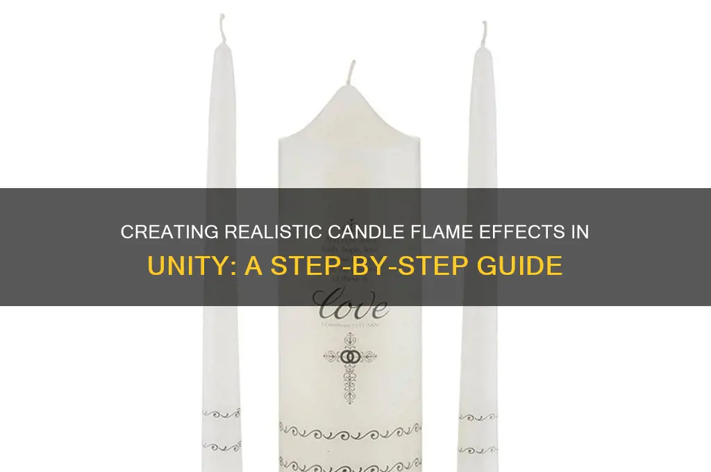 how to make a candle flame in unity