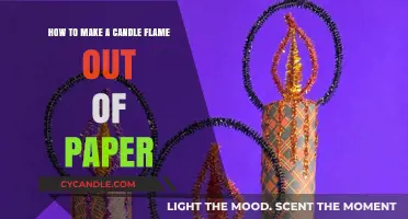 Crafting a Lifelike Paper Candle Flame: A Creative DIY Guide