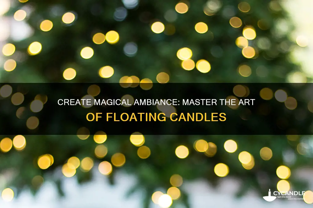 how to make a candle float