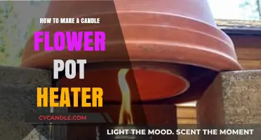DIY Candle Flower Pot Heater: Crafting Cozy Warmth at Home