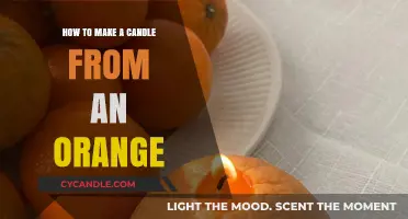 Crafting Citrus Magic: DIY Orange Peel Candle Guide
