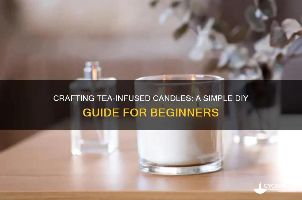 how to make a candle from tea