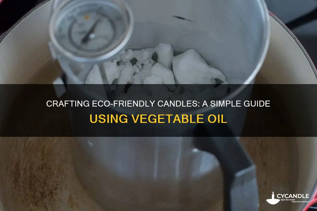 how to make a candle from vegetable oil
