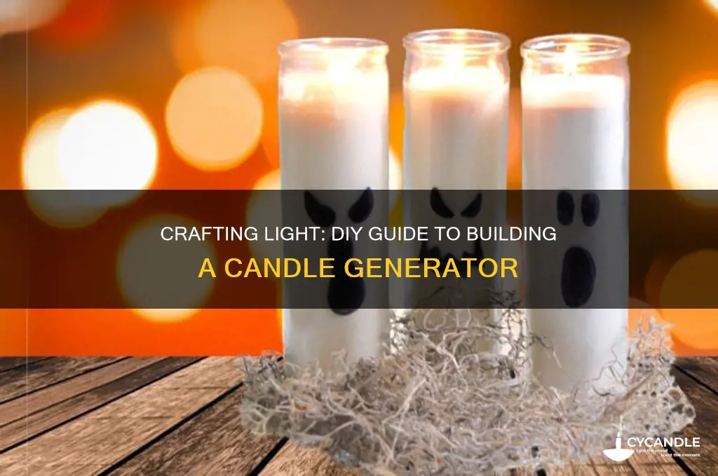 how to make a candle generator