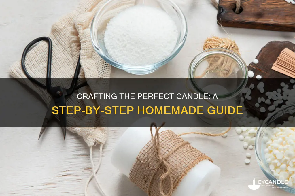 how to make a candle h