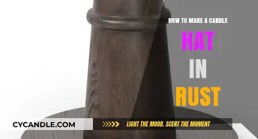 Crafting a Rustic Candle Hat: A Step-by-Step Rust Guide