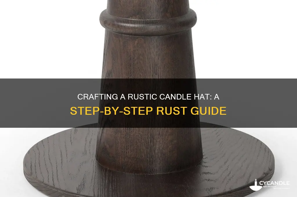 how to make a candle hat in rust