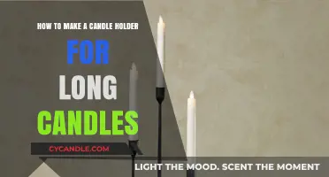 Crafting Elegant Candle Holders for Long Taper Candles