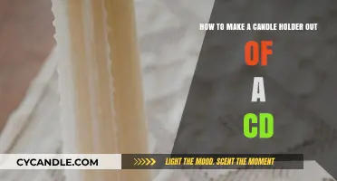 Creative DIY: Transform Old CDs into Unique Candle Holders