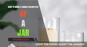 DIY Jar Candle Holder: Easy Upcycling Craft for Cozy Ambiance