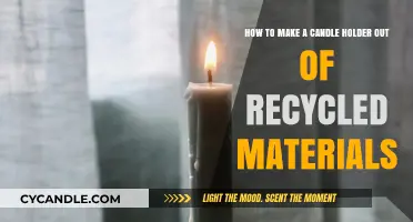 Eco-Friendly DIY: Crafting a Recycled Candle Holder at Home