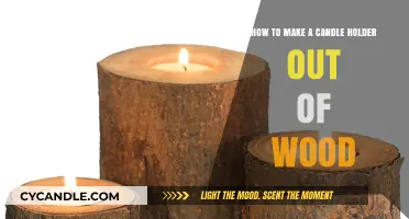 Crafting a Rustic Wooden Candle Holder: A DIY Woodworking Guide