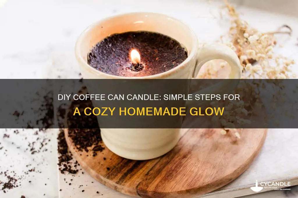 how to make a candle in a coffee can